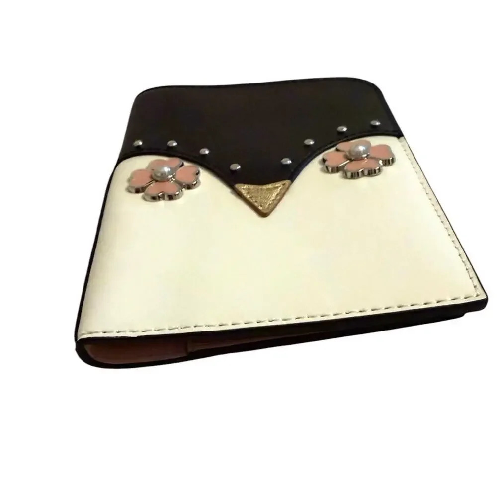 NEW KATE SPADE Frosty Penguin Wallet Passport Holder Case Leather NWOT 3900 /23